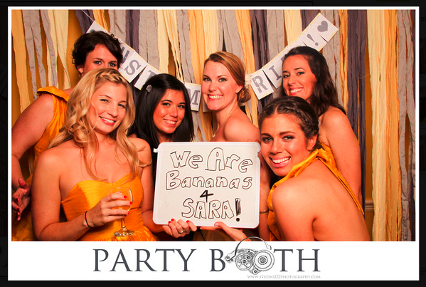 I just saw the Party Booth photos from the wedding and wanted to share a few