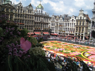 Alfombra de flores, Bruselas title=