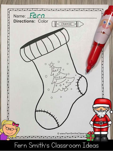 Seventy-Five Christmas Coloring Pages to add some joy and fun to your classroom this holiday season! Your Students will ADORE these Coloring Book Pages for Christmas, add it to your plans to compliment any Christmas activity! Seventy-Five {75} Coloring Pages For Some Christmas Fun in Your Classroom from Fern Smith's Classroom Ideas!