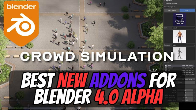 Population - Crowd Simulation addon free download
