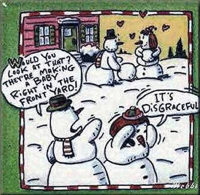 Funny Snowman