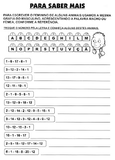 ATIVIDADES DE PORTUGUÊS PARA 3° ANO GRAMÁTICA INFANTIL