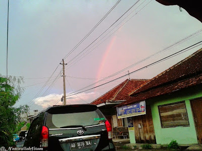 Pelangi sempat terabadikan