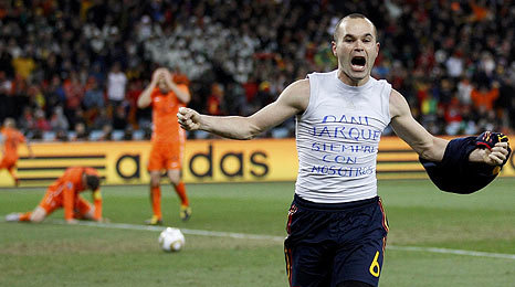 World Cup Football 2010 Winner. Spain - World Cup Football Winner 2010