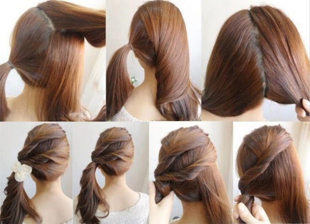 easy hairstyles for long hair braids step by step - 007