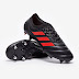 Sepatu Bola Adidas Copa 19.1 SG Core Black Hi Res Red Silver 204564