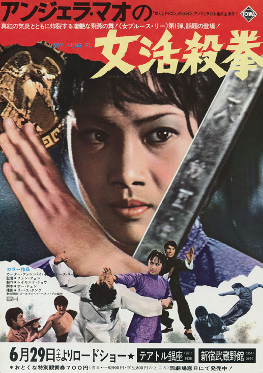 Angela Mao Lady Kung Fu Asian Film Poster