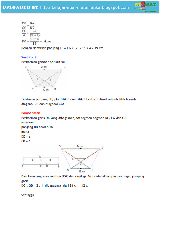 soal matematika smp kelas IX