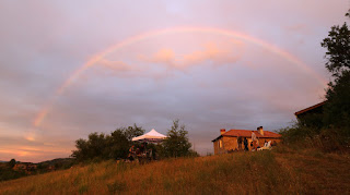 View from down the slope