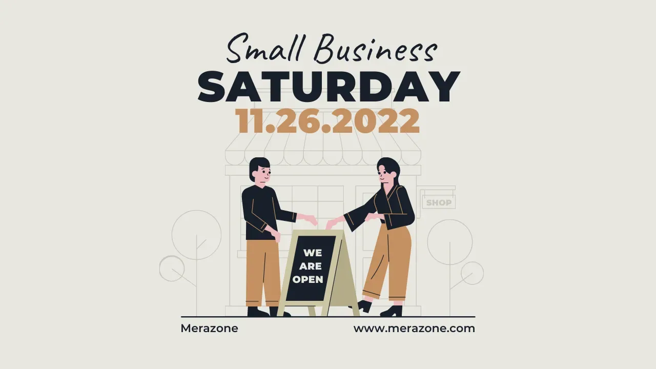 Small Business Saturday image poster