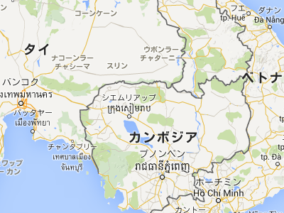 √ダウンロード タイ カンボジア 地図 773602-タイ ベトナム カンボジア 地図