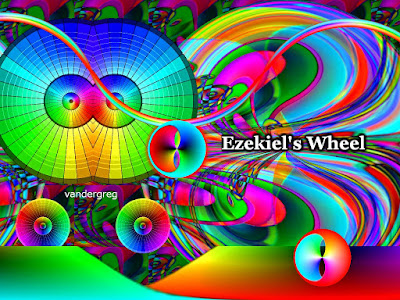 Ezekiel's Wheel - Psychedelic art - Greg Vanderlaan