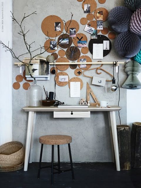 Kork überall bei IKEA – eine Karriere vom Untersetzer zur Pinnwand in Büro und Küche