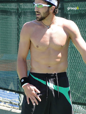 Janko Tipsarevic Shirtless at Cincinnati Open 2010