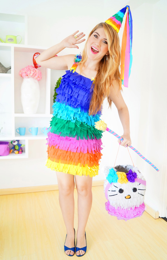 Easy Homemade Piñata Costume Tutorial for Halloween