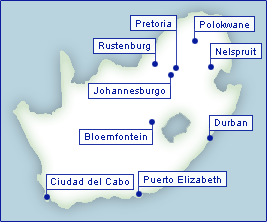 ciudades de sudafrica donde se juegan los partidos