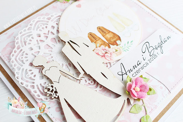 handmade rękodzieło kartka karteczka okolicznościowa gratulacyjna ślubna ślub para młoda dla pary młodej kieszonka na pieniązki cardmaking ilovedigi digi stempel z okazji ślubu pan młody pani młoda dla pary 