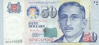 Gambar Uang Singapura 50 Dolar