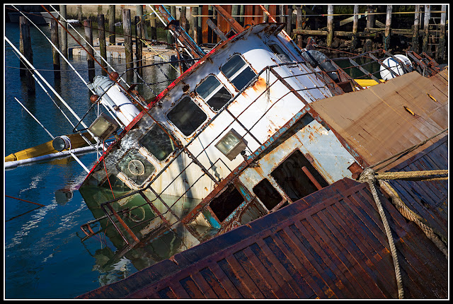 Lunenburg Harbour; Sunk; Ship; Boat; Nova Scotia