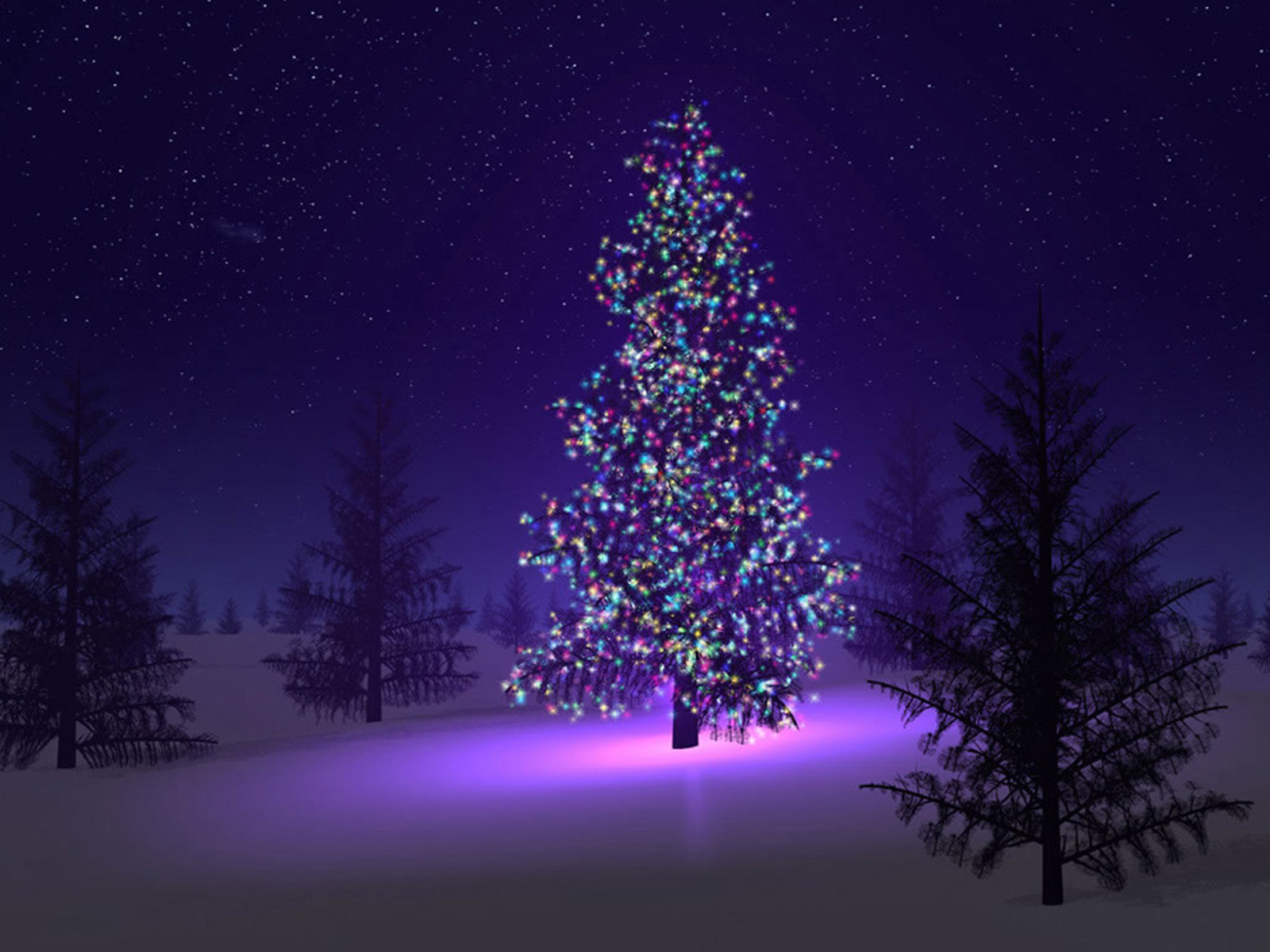 wallpapers: Christmas Trees Wallpapers