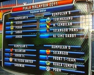 Keputusan Perlawanan Piala Malaysia 13 September 2011 