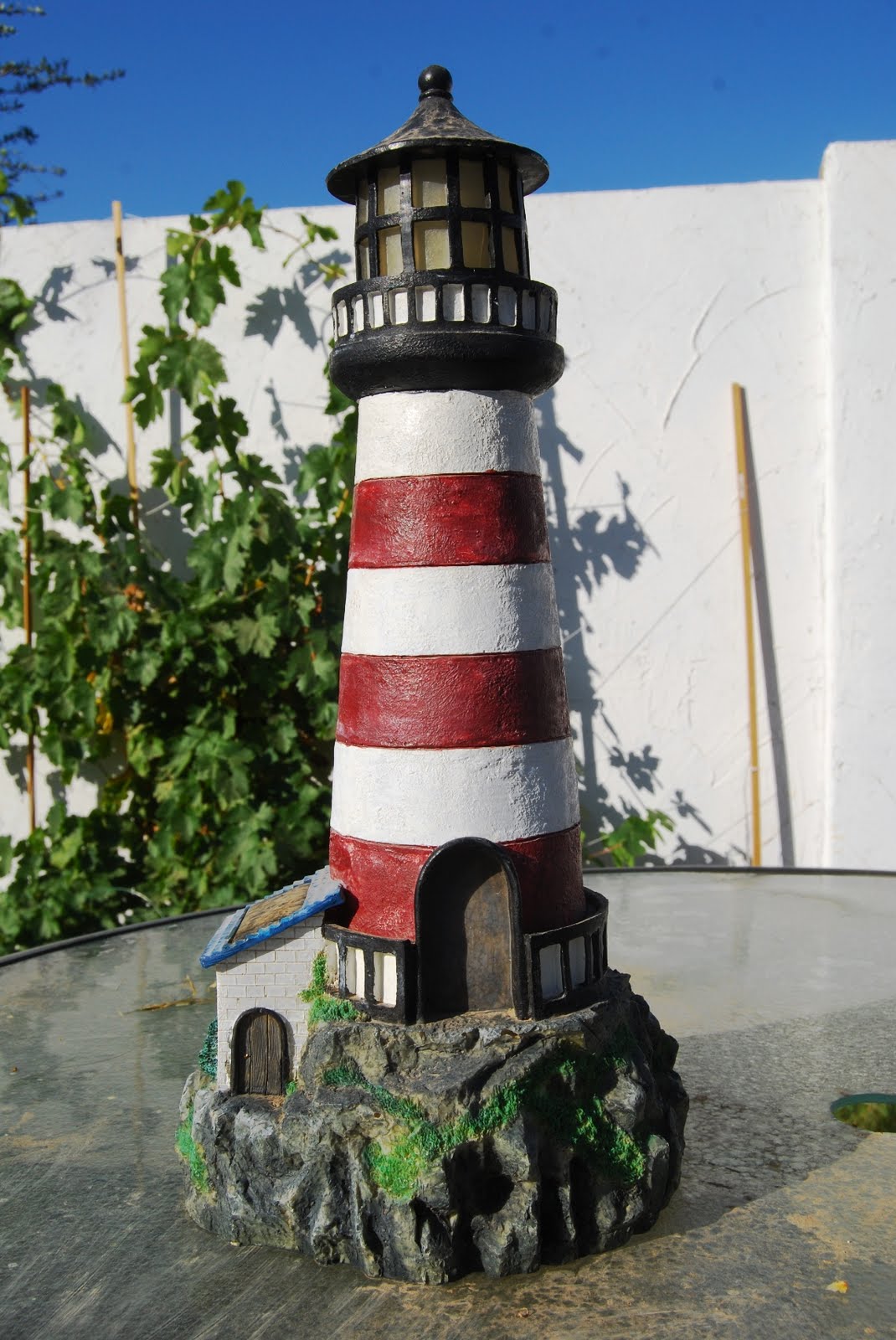 Wood Backyard Lighthouse PDF Plans