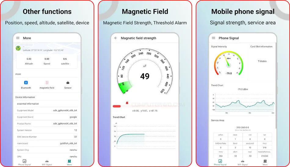 تطبيق Signal Detector