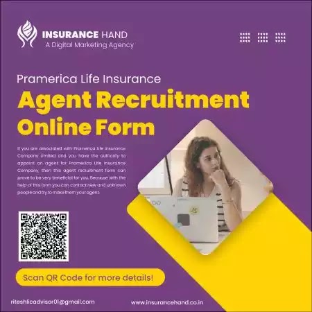 Pramerica Life Agent Recruitment Form | Product Code - PLARF01