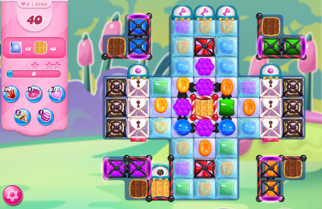 Candy Crush Saga level 8566