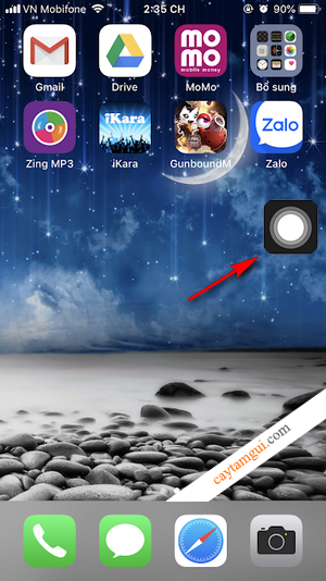Hướng dẫn tạo nút Home ảo trên màn hình iPhone