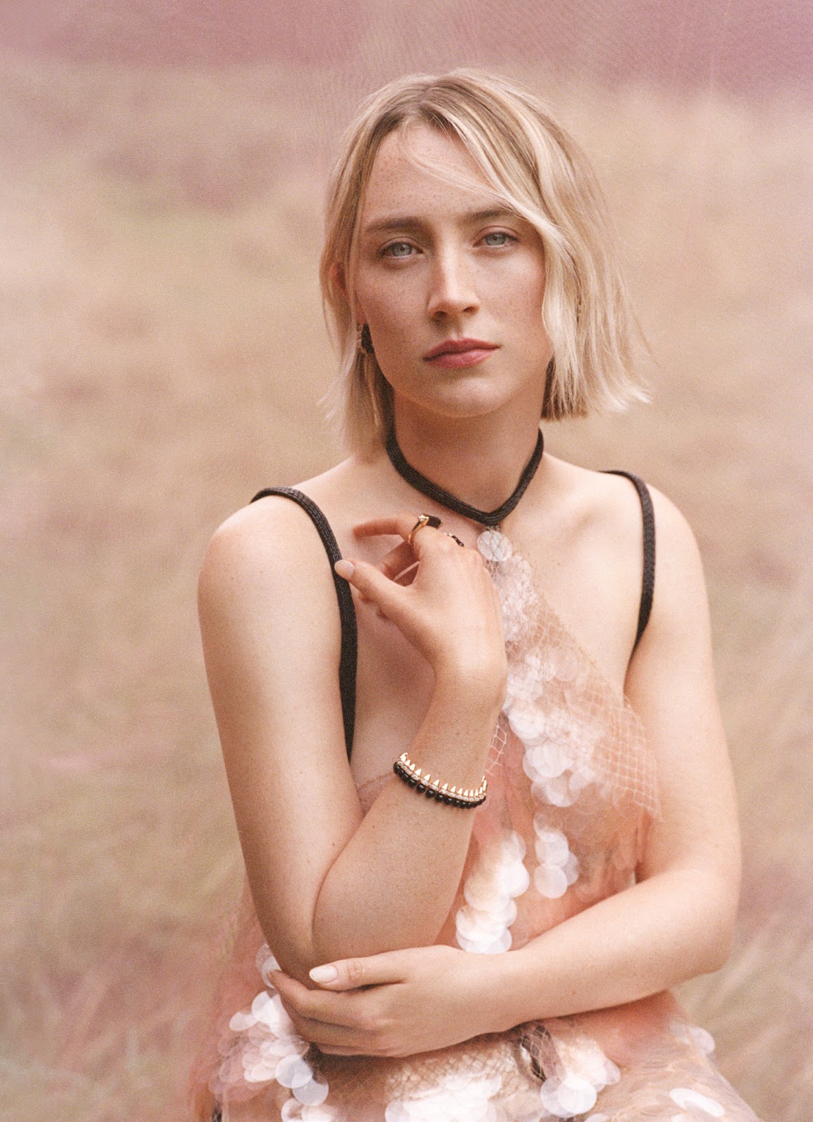 Saoirse Ronan in Harper's Bazaar UK October 2023 by Agata Pospieszynska