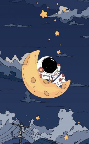 Download Kumpulan Wallpaper Astronot Aesthetic