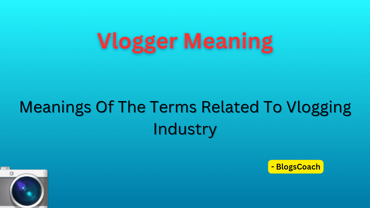 Vlogger Meaning In English