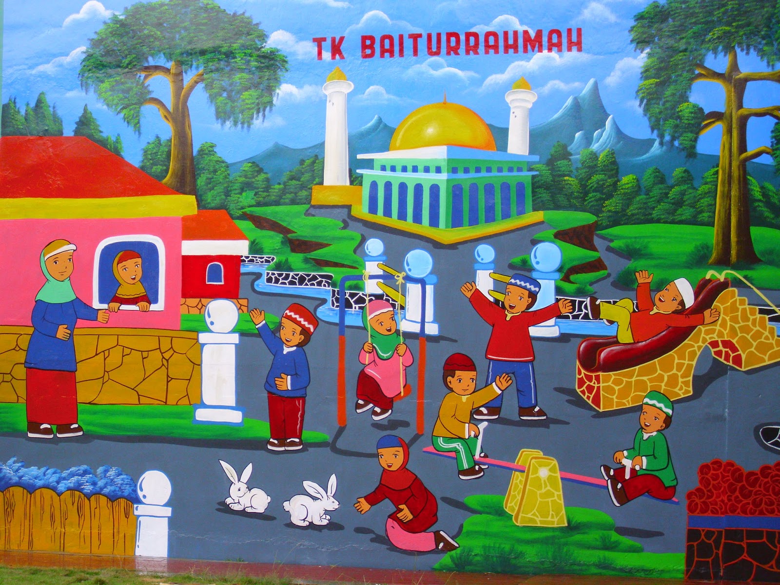 Sarana Edukasi Art Center Lukis Tembok