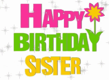 Happy Birthday sister gif Images for Linkdin