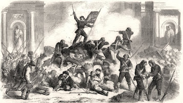 Sicily had seen previous uprisings in the 19th century, such as this depicted in 1860 during the unification campaign