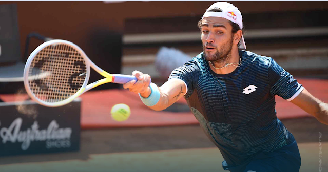 Matteo Berretini Roma ATP Premier Nadal Halep Djokovic Pliskova