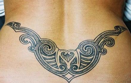 lower back heart tattoo. Heart tattoo low back