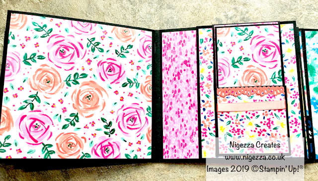 Nigezza Creates. Stampin' Up!® Garden Impressions Mini Album Part 3: Photo Mats & Pocket Inserts