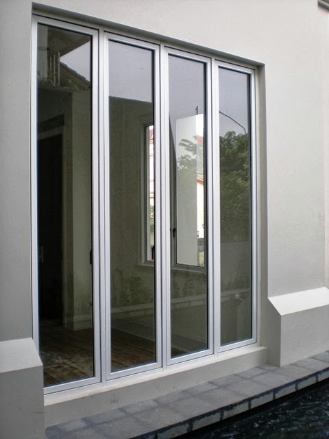 Contoh Model desain jendela  Alumunium minimalis  