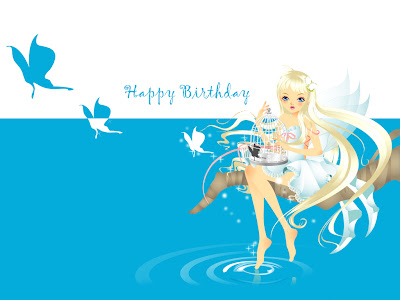 Desktop Wallpaper of Best 3D Happy Birthday Wishes 1024X768