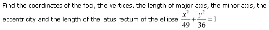 Solutions Class 11 Maths Chapter-11 (Conic Sections)