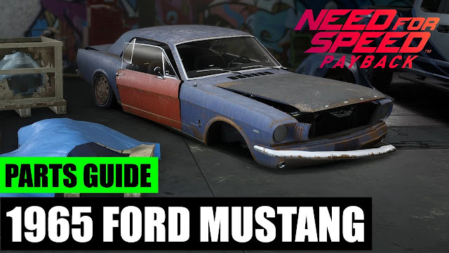 Need For Speed Payback Derelict Parts Locations Ford Mustang 1965