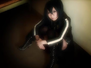 Black Rock Shooter cosplay, by Saku