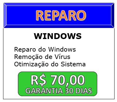 REPARO DO WINDOWS