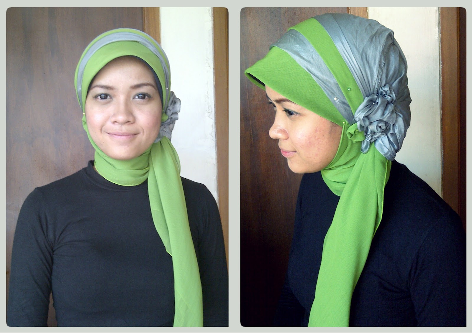 24 Foto Tutorial Hijab Model Topi Paling Update Tutorial Hijab