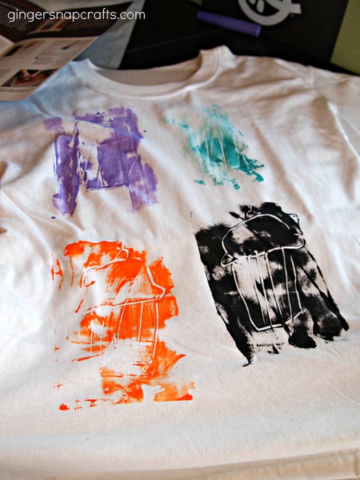 babba box t-shirt painting