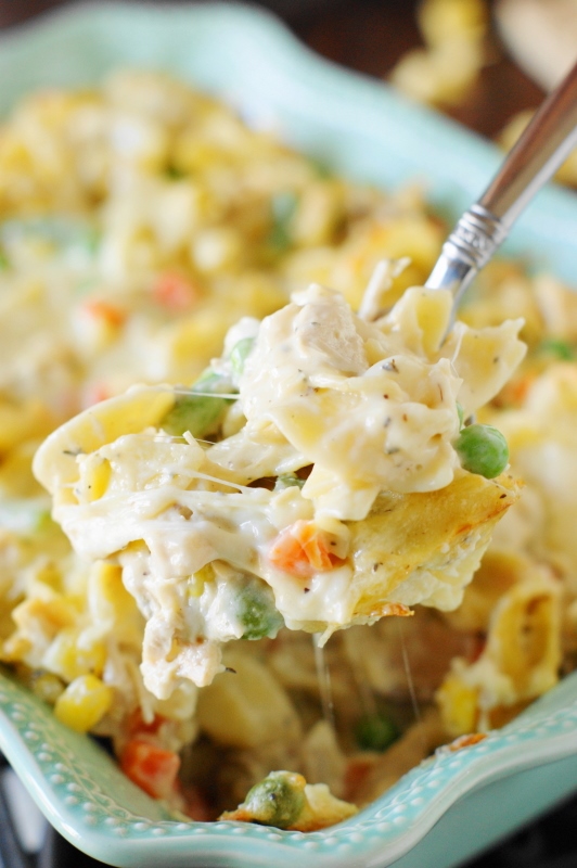 Leftover Turkey Noodle Casserole | The Kitchen is My ...