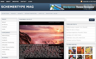 free 3 coloumn wp theme picture