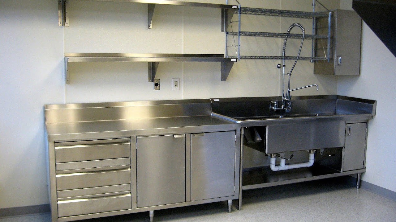 Stainless Steel Kitchen Island With Drawers